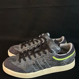 Adidas Superstar Grey‎ Snakeskin With Lime Green And Black Leather US12 Sneakers